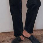 Jenni Kayne Oiled leather black mule slip on flat shoe EU 37 / US 7 Photo 1