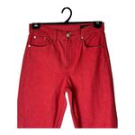 Rag and Bone  Jeans Women 26 Bull Red High Rise Tapered Leg‎ Ash Jean Streetwear Photo 4