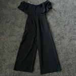 Streetwear society off shoulder jumpsuit with pockets Oct sale Black Photo 2