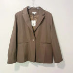 VICI NWT Oversized Blazer in Cocoa size Medium Photo 3