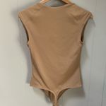 EXPRESS Body Contour High Compression Scoop Neck Cap Sleeve Bodysuit M Photo 2