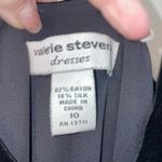 Valerie Stevens  Drape Neck Velvet Black Evening Gown Size 10 Photo 1