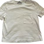 ZARA  White T-Shirt with Front Pocket Size S Photo 0