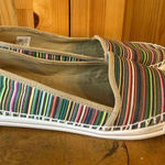 Rocket Dog  Womens Multi Colorrd Striped Slip On Shoes Size 8.5 Photo 0