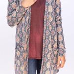 Agnes & Dora NWT Essential Cardigan | Fall Ikat Photo 1