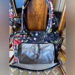 Jujube Navy Blue Floral Be Classy Tote Bag Crossbody Bag Photo 1
