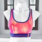 Under Armour UA Racerback Sports Bra, Peach Orange Size S Photo 5