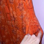 Sundance Maxi Dress Womens Small Red Floral Tiered Boho Casual Resort Vacation Photo 2