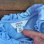 Crown & Ivy Linen & Cotton Sleeveless Ruffle Tiered Mini Dress - Sz XS 💚🎀 Photo 12