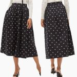 Hill House  Home The Krista Skirt Khaki Autumn Paisley Photo 1