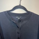 Athleta Women's Balance Henley Sweatshirt Black Casual Athletic Minimalist Sz XS Photo 3