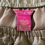 Sunny Leigh Ethereal Fairy Grunge Brown Tan Silk Beaded Midi Maxi Skirt L Photo 5