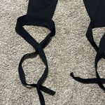 Manduka  Black Flux Yoga Capris‎ Legging Small Photo 4