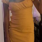 Peach/Orange Mini Dress Orange Photo 3