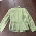 Green Silk Vintage Judith Hart Blazer Size 10 Gray Photo 6