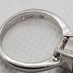 Purple & Silver Tone Ring Purple Size 6 Photo 4