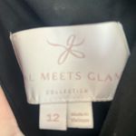 Gal Meets Glam  Black bow Off-Shoulder Jumpsuit size 12 Photo 4