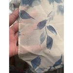 Birdy Grey  Dress Womens Small Blue White‎ Chiffon Rococo Floral Maxi Cottagecore Photo 6