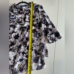 Vera Wang Simply Vera Blouse, L ,White and Purple Photo 5