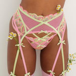 For Love & Lemons NWT x Victoria’s Secret Garter Belt Size XS Photo 0