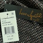 Love Squared  NIGHT 2X BLACK/GLITTER JUMPSUIT. MULTICOLORED GLITTER NWT Photo 5
