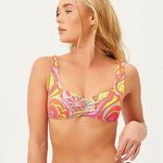 frankie's bikinis Frankie’s Bikinis x Hailee Steinfeld Far Out Collection swim top size large Photo 1