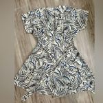 Marine layer  Camila Mini Dress Back White Foliage | S Photo 3
