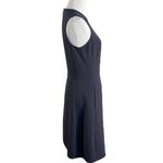 Tory Burch  Sleeveless Erin Crepe Dress in Classic Navy Size 2 Preppy Corporate Photo 2