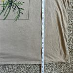 Fifth Sun 🦋  Tan Short Sleeve Tee with Floral Design Casual Comfy Flowers XXL Photo 4