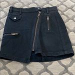 Hudson Jeans HUDSON High Rise Moto Denim Mini Skirt Photo 7