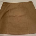 Brown Zip Up Skirt M Size M Photo 3
