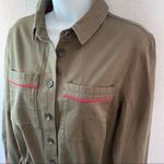 Boden Olive Denim Jumpsuit Green Size 8 Photo 3