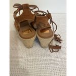 KANNA Ladies Suede Sandals Wedges Espadrilles Lace Up Rust Size 40 US‎ 7.5 Spain Photo 1