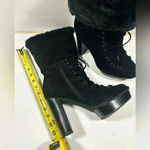 Calvin Klein NIB! Keona suede Wood heel lace up boot size 9 Photo 7