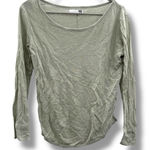 ANINE BING  Linen Long Sleeve Top Women’s‎ Size Small Lightweight Scoop Neck Photo 0