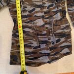 Lucky Brand Camo Jacket Denim Weight Size Medium Detachable Hood Photo 8