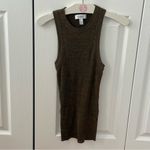 COS  Slim Fit Ribbed Vest in Green Photo 1