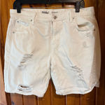 Mossimo Denim White Shorts Boyfriend Size‎ 8/29 Photo 0