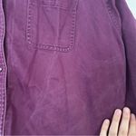 L.L. Bean Women's Plum Purple Button Down Shirt Casual Denim XL Petite Size undefined Photo 5