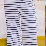 Lake 100% Pima Cotton Wide Leg Pajama Pants ~ Size XXL 💛🍄 Blue Photo 0