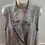 NWT Addison Gray full zip snap button lined vest with pockets, size M outdoors Size M Photo 1