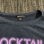 Wildfox Cocktail In My Hand Graphic Pullover Sweatshirt Photo 3