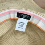 J.Crew Wide Brim 100% Paper Straw Sun Hat Photo 5