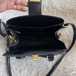 Steve Madden  Black Satchel with Gold Hardware Photo 5