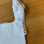 SheIn Size XS White Sleeveless Rouched Top Photo 2