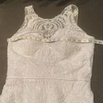 Women’s White Wedding Dress Mermaid Fit Corset Back with Train Size 14 White Photo 7