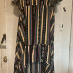 Wrangler  Black Multicolor High Low Dress Photo 0