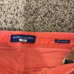 Scotch & Soda  Pants Women 27x32 Coral The Charm High Rise Flare Stretch Corduroy Photo 1