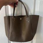 Brown small leather bag Photo 0
