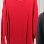Uniqlo NEW  Lot of (2) Black & Red Tight Knit Pullover 100% Wool Pullovers Size M Photo 0